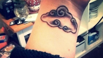 black cloud tattoo
