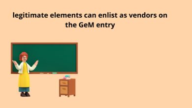 legitimate elements can enlist as vendors on the GeM entry