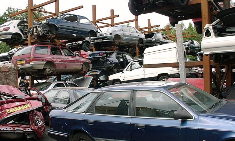 car junkyard