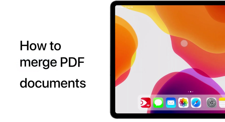 merging PDF files on iOS