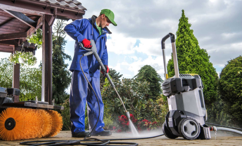 High-Pressure Washing: Restoring Surfaces with Power and Precision